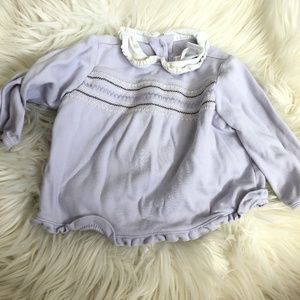 purple Janie & Jack long sleeve top 6-12 months✨